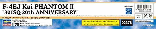 Hasegawa 1/72 Jasdf F-4ej Kai Phantom 2 301sq 20th Anniversary Kit 02378- Japan Figure Store - #1 Bring To You The Best Japanese Goods