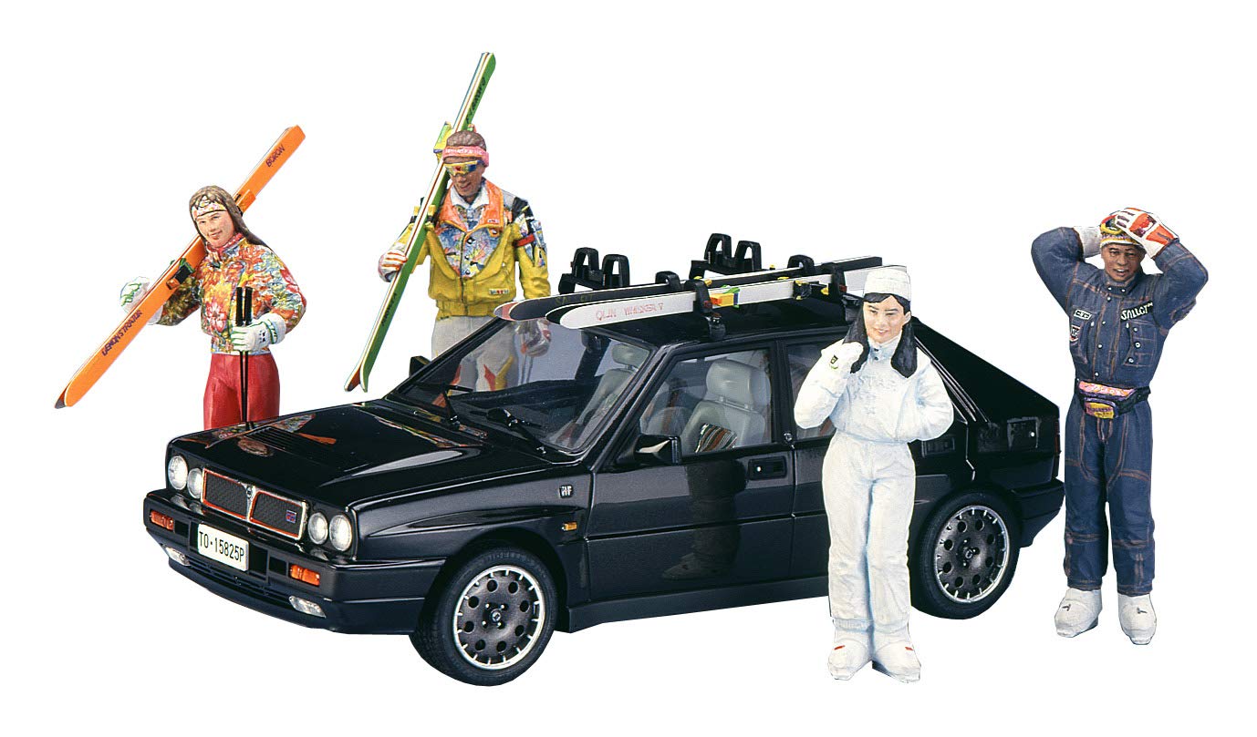 Hasegawa 0384 Lancia Delta Hf Integrale 16V Ski Ver. 1/24 Japanese Model Toys- Japan Figure Store - #1 Bring To You The Best Japanese Goods