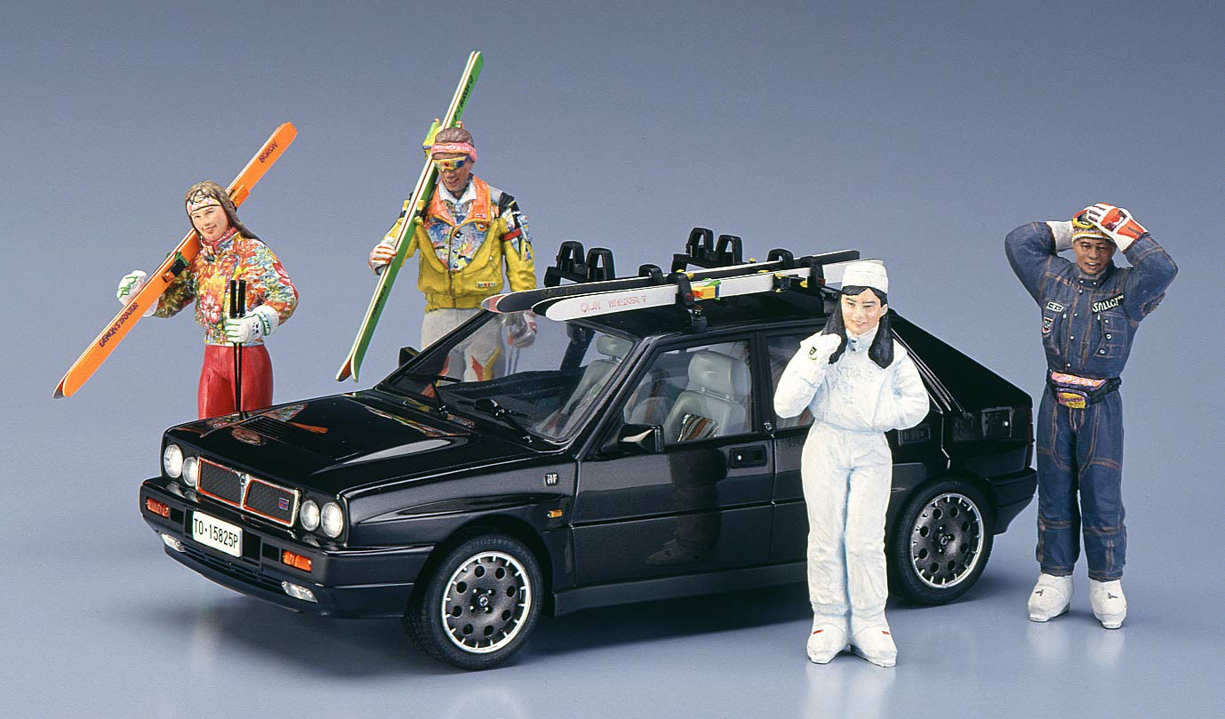 Hasegawa 0384 Lancia Delta Hf Integrale 16V Ski Ver. 1/24 Japanese Model Toys- Japan Figure Store - #1 Bring To You The Best Japanese Goods