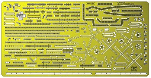 Hasegawa Dtail Up Etching Parts For 1/700 Ddh Kaga Model Kit- Japan Figure Store - #1 Bring To You The Best Japanese Goods