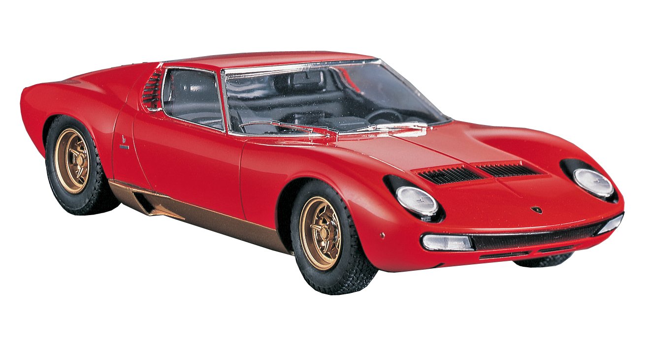 HASEGAWA 1/24 Lamborghini Miura P400 Sv 1971 Plastic Model- Japan Figure Store - #1 Bring To You The Best Japanese Goods