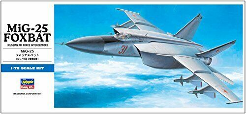 Hasegawa Mig-25 Foxbat Plastic Model- Japan Figure Store - #1 Bring To You The Best Japanese Goods