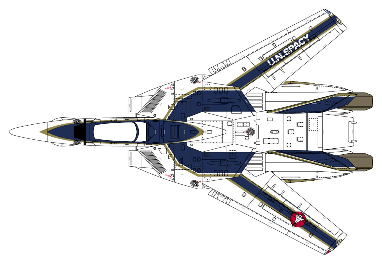 HASEGAWA 1/48 Vf-1A Valkyrie Production 5000 Commemorative Painting Plastic Model- Japan Figure Store - #1 Bring To You The Best Japanese Goods