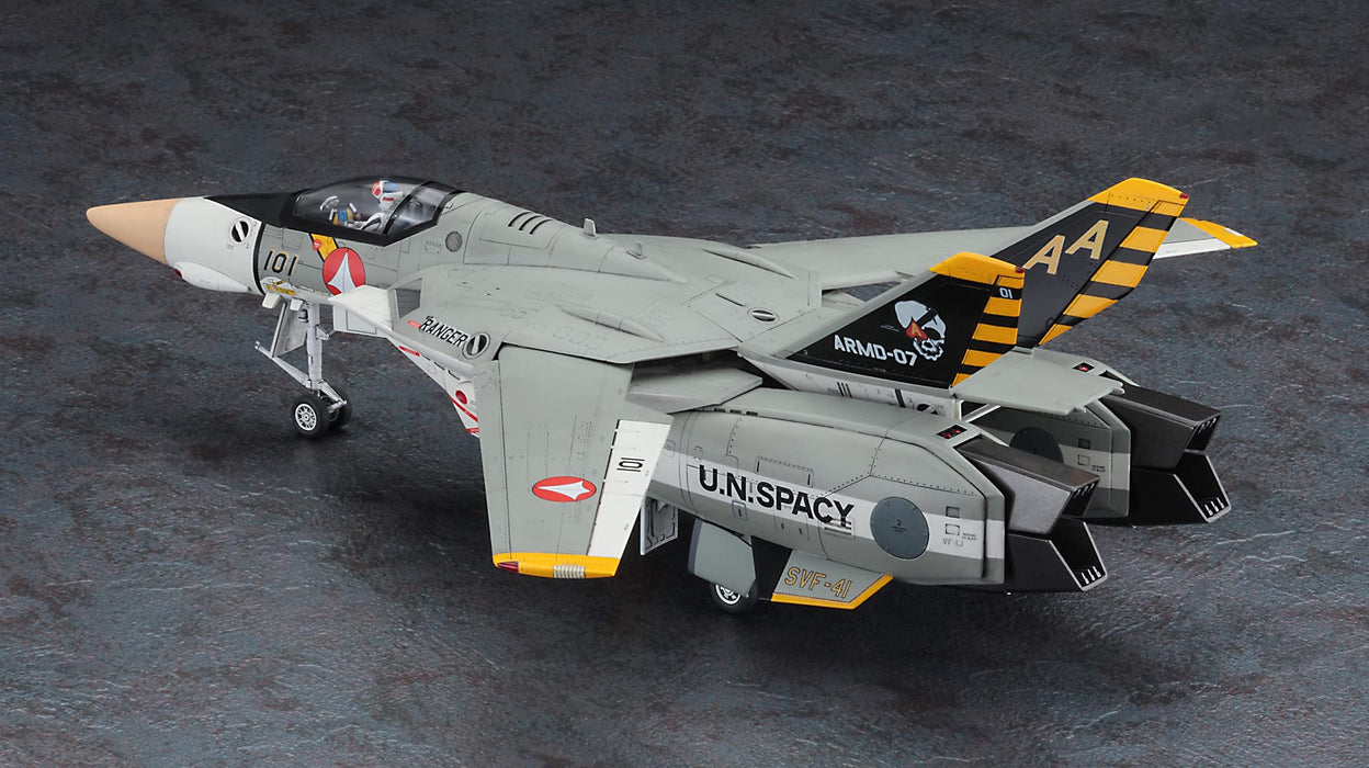 HASEGAWA 1/48 Vf-1J Super Strike Valkyrie 'Svf-41 Blackaces Macross Plastic Model- Japan Figure Store - #1 Bring To You The Best Japanese Goods