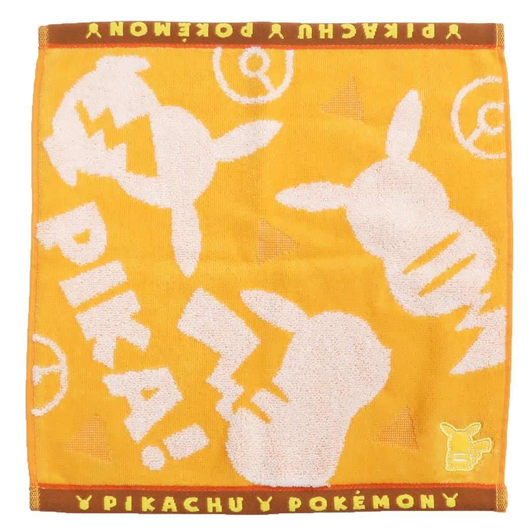 HAYASHI Pokemon Hand Towel Silhouette Pickachu- Japan Figure Store - #1 Bring To You The Best Japanese Goods