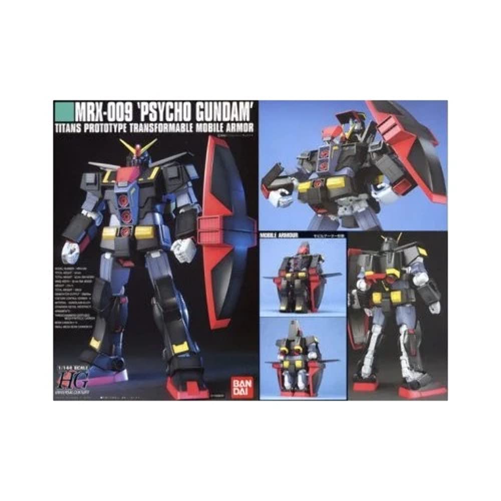 BANDAI Hguc 049 Gundam Mrx-009 Psycho Gundam 1/144 Scale Kit- Japan Figure Store - #1 Bring To You The Best Japanese Goods