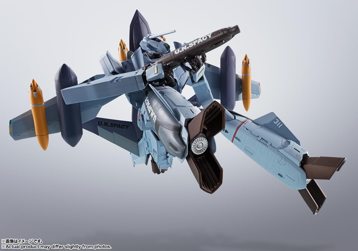 Bandai Spirits Hi-Metal R Macross Zero VF-0A Phoenix + QF-2200D-B Ghost Figure 140mm- Japan Figure Store - #1 Bring To You The Best Japanese Goods
