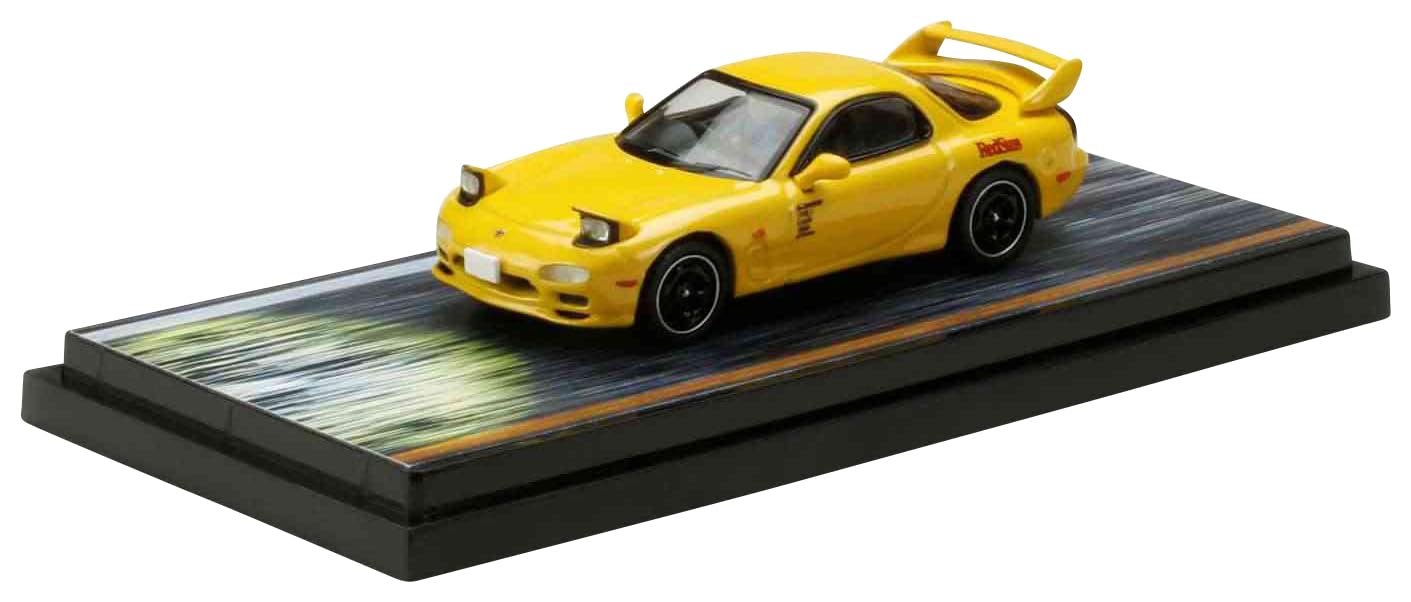 HJ64 1/64 Mazda Rx-7 (Fd3S) Red Suns/Initial D Figures & Driver Set- Japan Figure Store - #1 Bring To You The Best Japanese Goods
