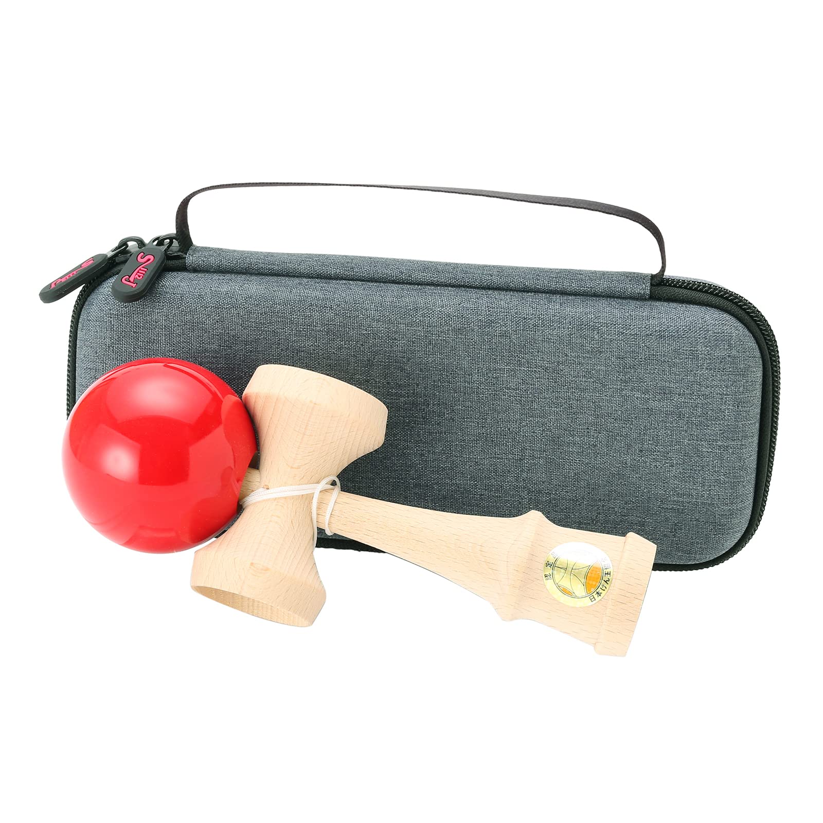 Yamagata Koubou Red Ozora Kendama Set W/ Japan Kendama Assoc. Certification & Exclusive Case- Japan Figure Store - #1 Bring To You The Best Japanese Goods