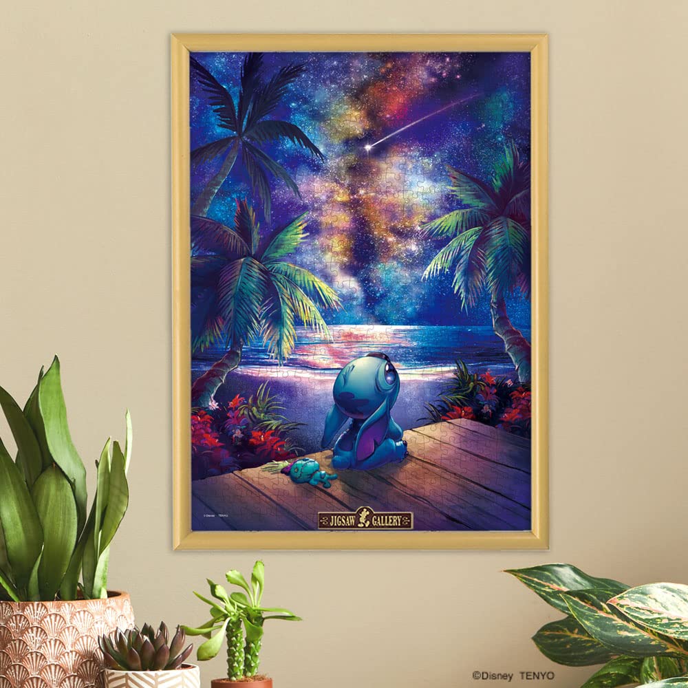 TENYO D500-673 Jigsaw Puzzle Disney Lilo & Stitch Wishing On A Star 500 Pieces- Japan Figure Store - #1 Bring To You The Best Japanese Goods