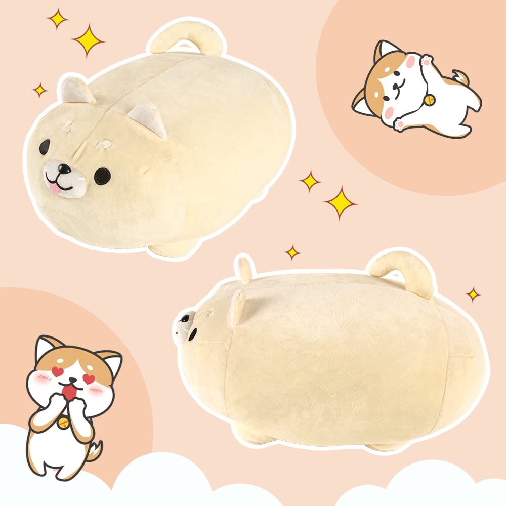 Jema Hugging Pillow Shiba Dog Beige 50cm Plush Toy And Stuffed Animal Pillow Made In Japan- Japan Figure Store - #1 Bring To You The Best Japanese Goods
