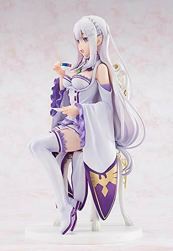 Kadokawa Emilia: Tea Party Ver. 1/7 Scale Figure- Japan Figure Store - #1 Bring To You The Best Japanese Goods