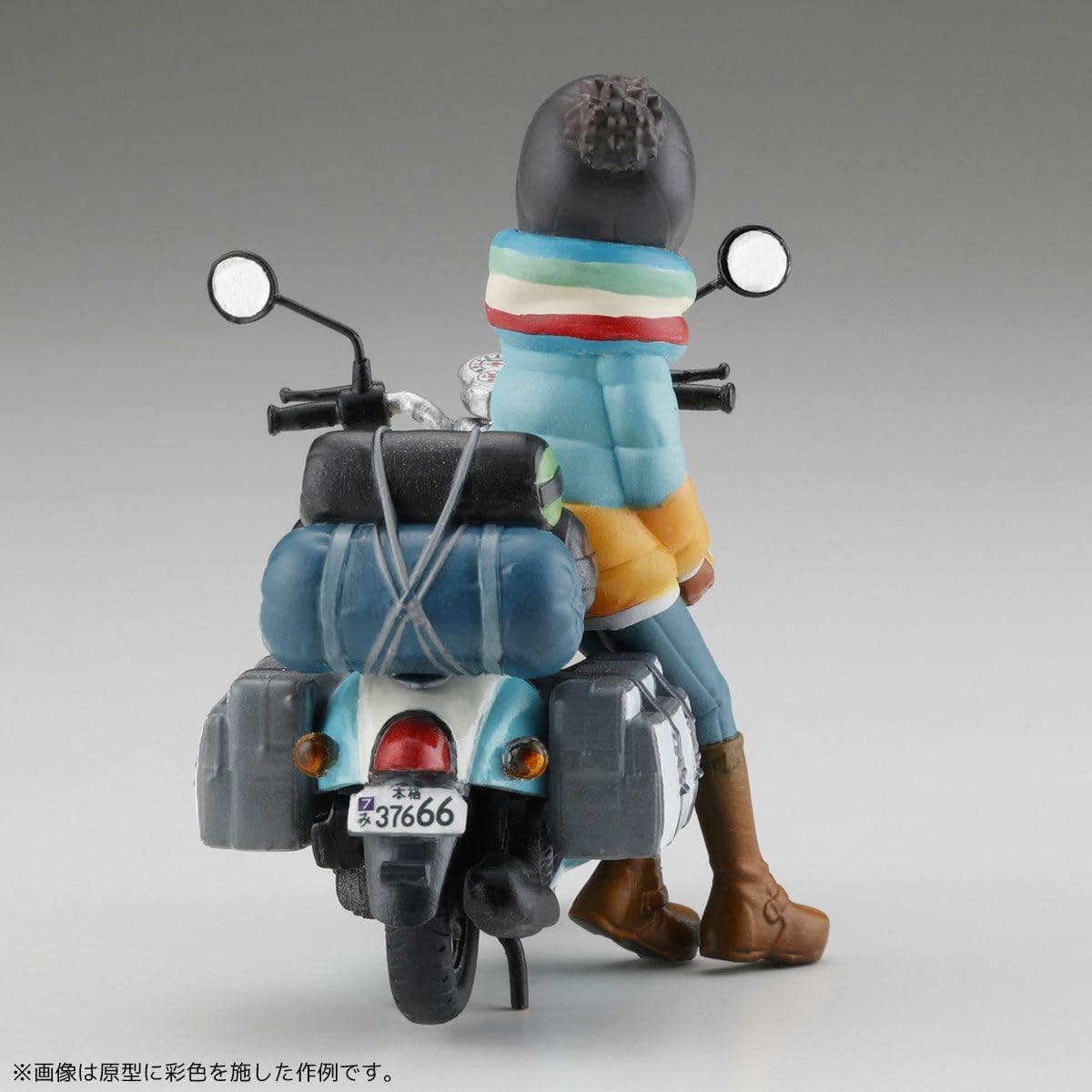 Kaiyodo Yuru Camp△ Rin Shima Bike 1/24 Model Kit- Japan Figure Store - #1 Bring To You The Best Japanese Goods