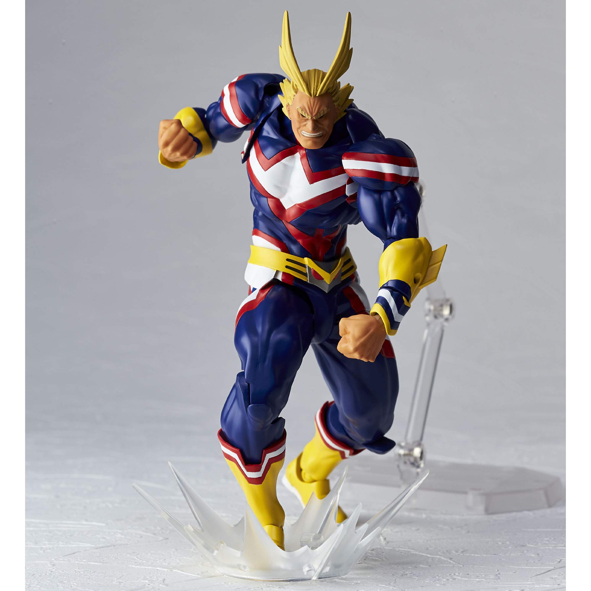 Kaiyodo Figurecomplex Amazing Yamaguchi All Might All Might Approx. 190Mm Abs Pvc Painted Action Figure Revoltech- Japan Figure Store - #1 Bring To You The Best Japanese Goods