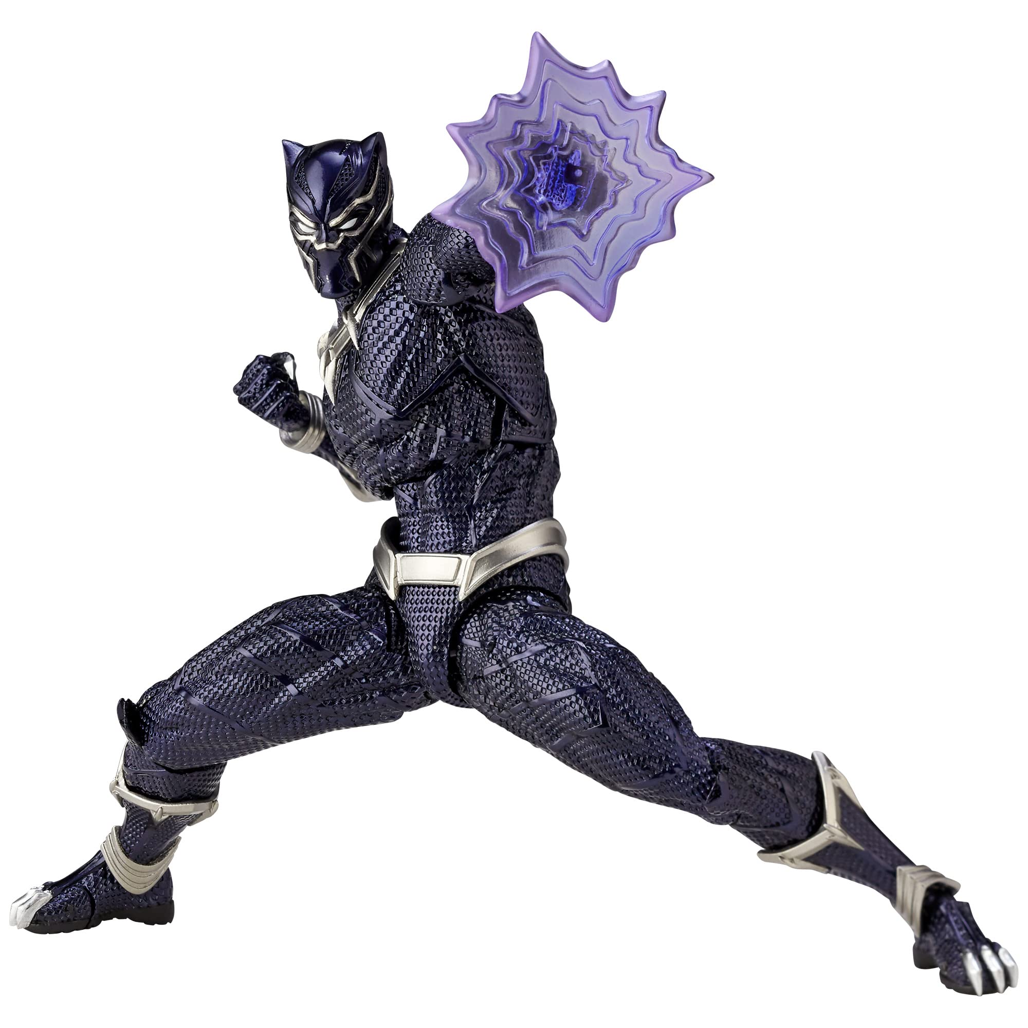 Kaiyodo Amazing Yamaguchi No.030 Black Panther Revoltech Figure - Japanese Action Model- Japan Figure Store - #1 Bring To You The Best Japanese Goods