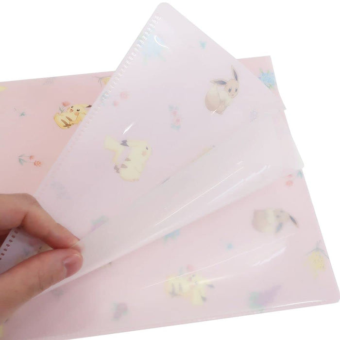 Pokemon Center Hard 6P Clear Folder Pikachu & Eevee- Japan Figure Store - #1 Bring To You The Best Japanese Goods