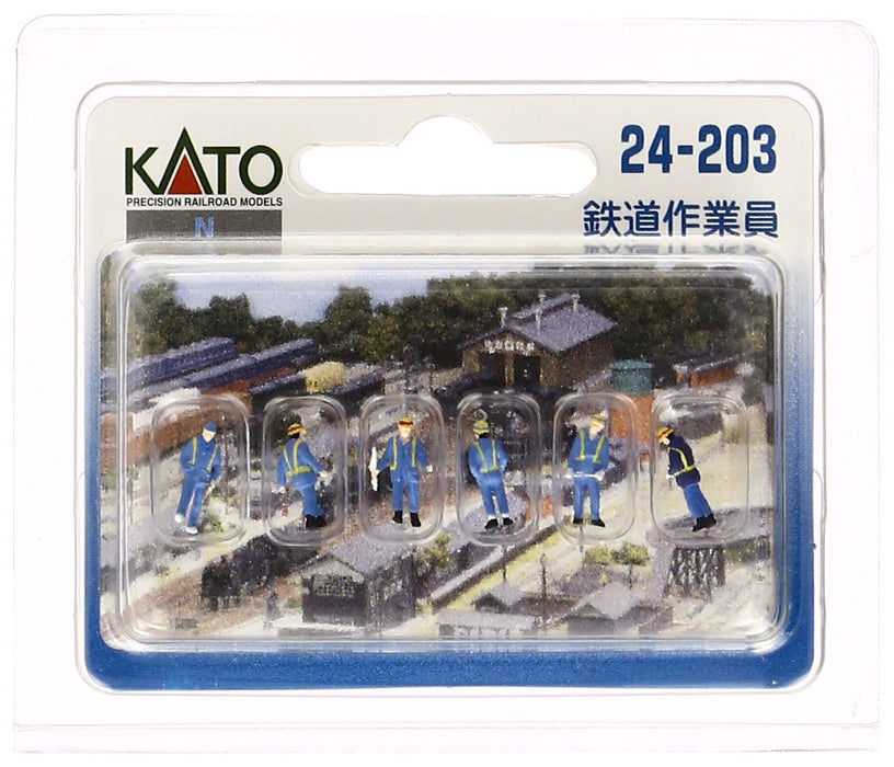 Kato N Gauge Railway Worker 24-203 Diorama Accessories from Kato Brand- Japan Figure Store - #1 Bring To You The Best Japanese Goods