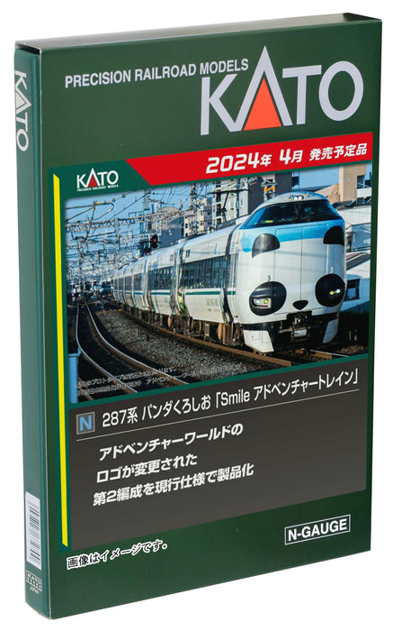 Kato N Gauge 287 Series Panda Kuroshio 6-Car Set 10-1847 Train Model- Japan Figure Store - #1 Bring To You The Best Japanese Goods