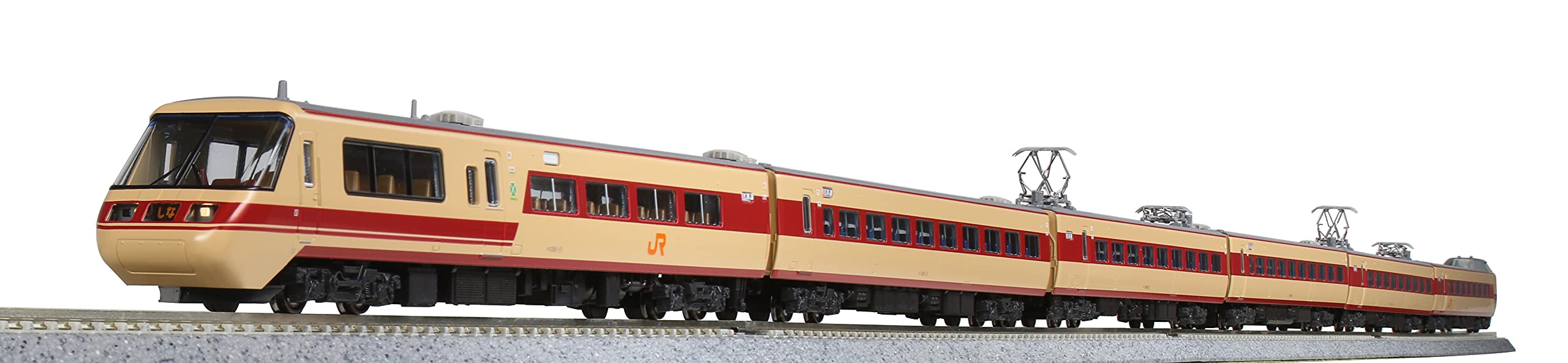 Kato Railway Model Train - N Gauge 381 Series 6-Car Basic Set Panorama Shinano Release- Japan Figure Store - #1 Bring To You The Best Japanese Goods