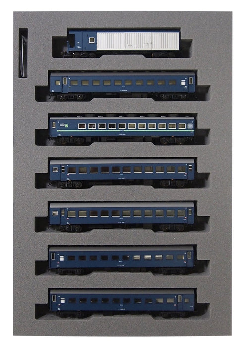 Kato N Gauge 7-Car Hakkoda Night Express Set 10-1235 Railway Model Passenger Car- Japan Figure Store - #1 Bring To You The Best Japanese Goods