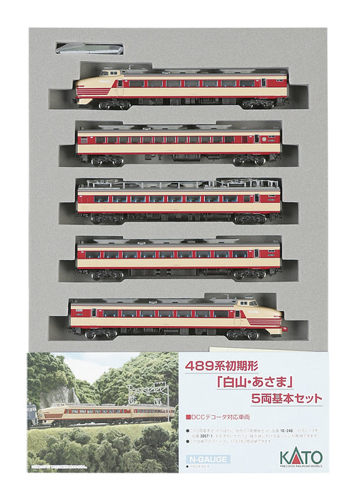 Kato N Gauge Hakusan/Asama 5-Car Basic Set 10-239 Railway Model Train- Japan Figure Store - #1 Bring To You The Best Japanese Goods