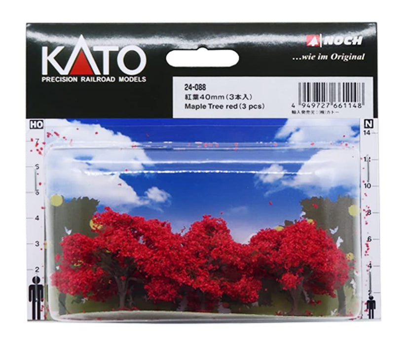 Kato Autumn Leaves Diorama Supplies 40mm - 3-Piece Set in N Gauge 24-088- Japan Figure Store - #1 Bring To You The Best Japanese Goods