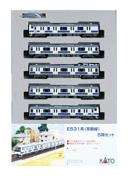 Kato N Gauge 5-Car Set E531 Series Joban Line 10-283 Model Railway Train- Japan Figure Store - #1 Bring To You The Best Japanese Goods