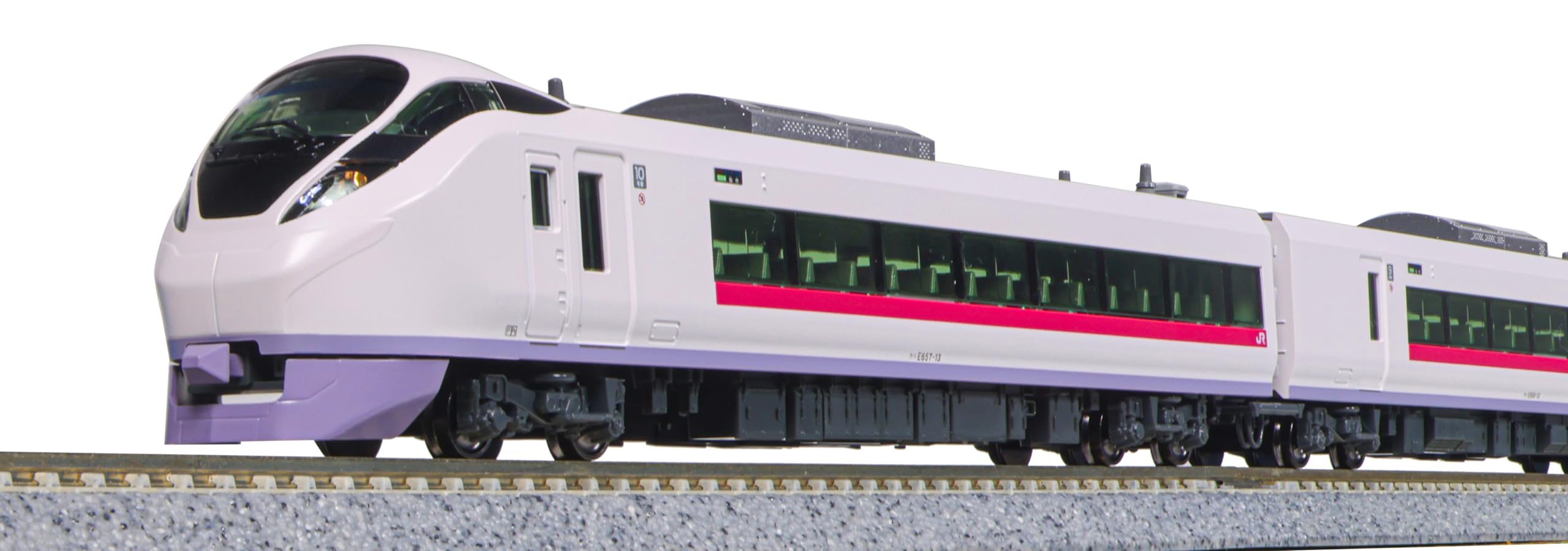 Kato N Gauge E657 Hitachi Tokiwa 6-Car Basic 10-1639 Model Railway Train- Japan Figure Store - #1 Bring To You The Best Japanese Goods