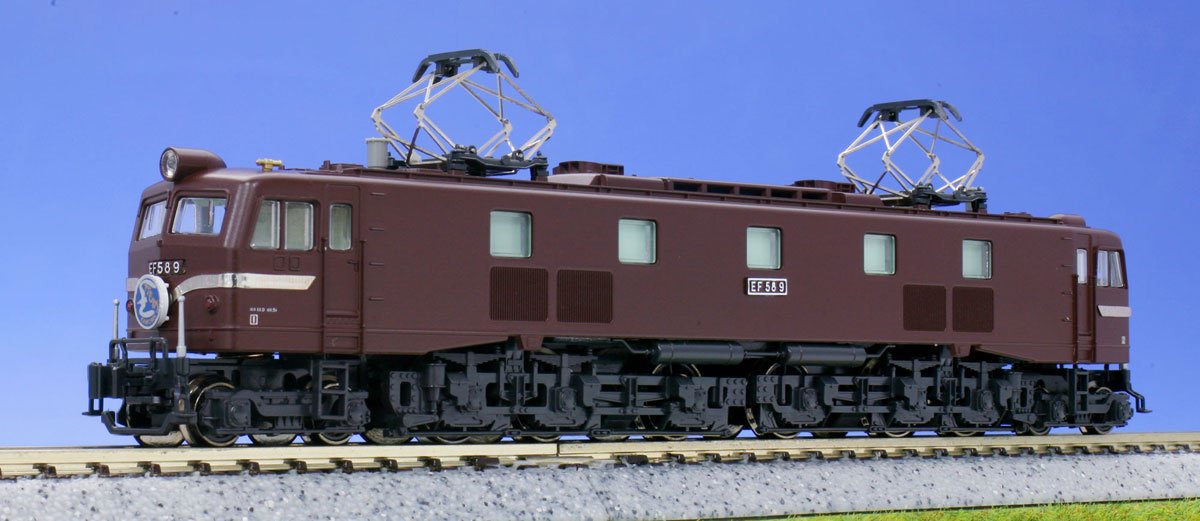 Kato Brown EF58 N Gauge Electric Locomotive Model Small Window 3055-1- Japan Figure Store - #1 Bring To You The Best Japanese Goods