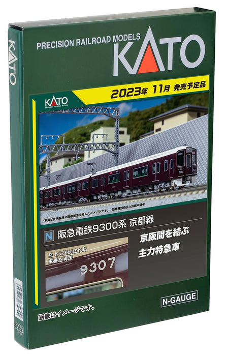 Kato N Gauge 4-Car 9300 Series Hankyu Corporation Kyoto Line Model Train Set 10-1823- Japan Figure Store - #1 Bring To You The Best Japanese Goods