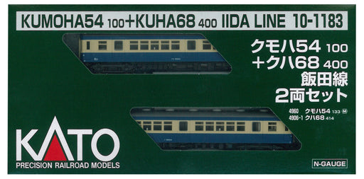 Kato N Scale Iida Line 2-Car Model Train Set Kumoha54100 and Kuha68400- Japan Figure Store - #1 Bring To You The Best Japanese Goods