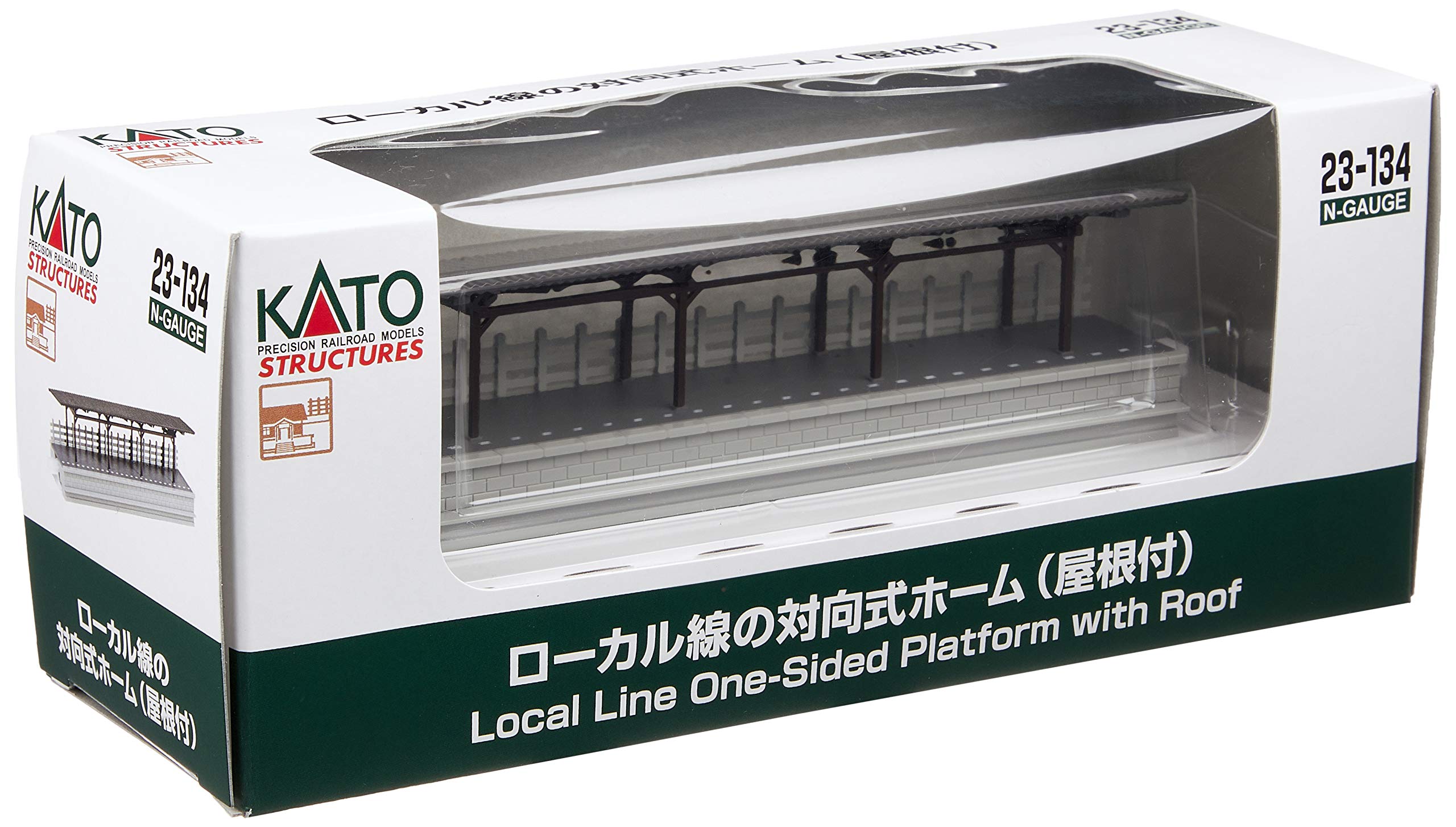 Kato N Gauge Opposite Platform with Roof - 23-134 Railway Model Supplies- Japan Figure Store - #1 Bring To You The Best Japanese Goods