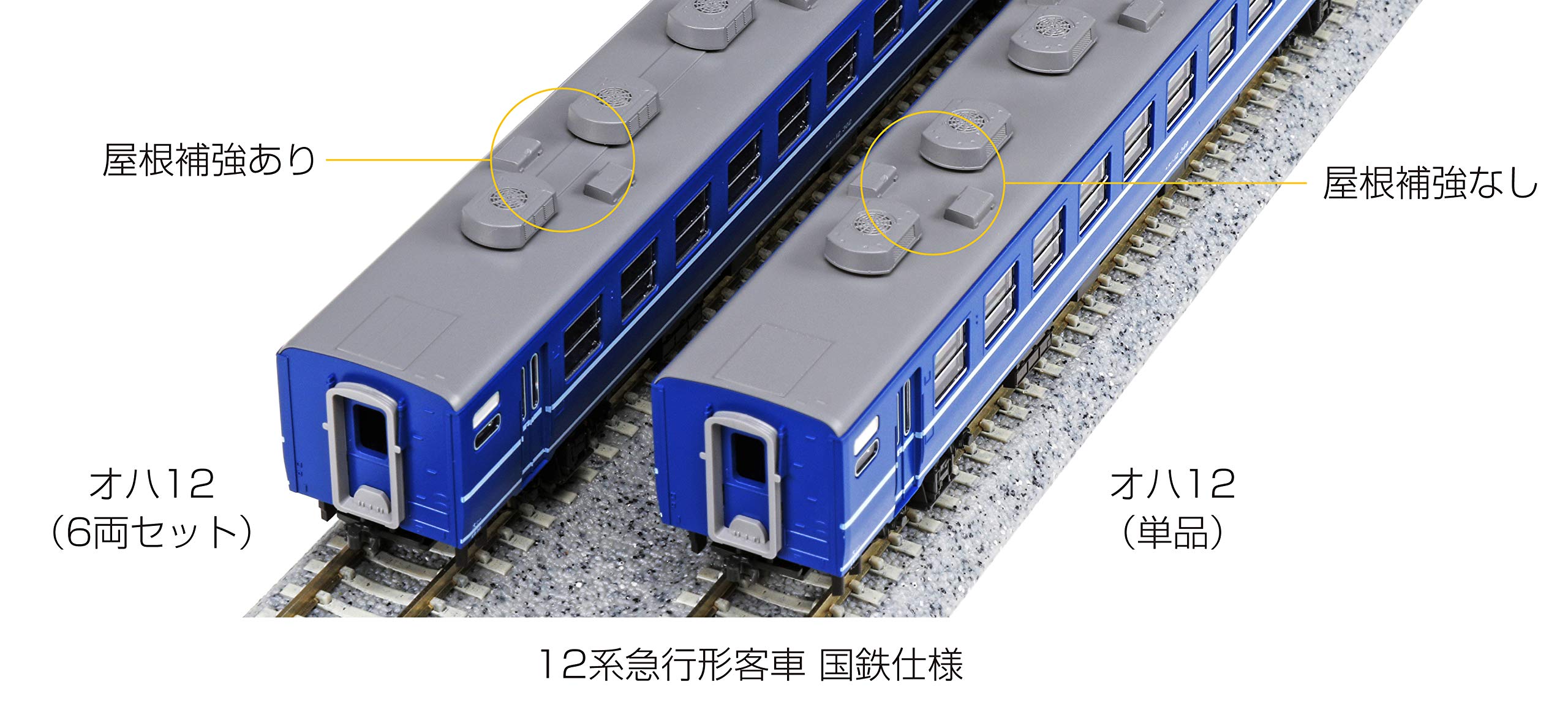 Kato N Gauge Oha 12 5302 Railway Passenger Car- Japan Figure Store - #1 Bring To You The Best Japanese Goods