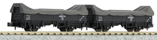 Kato N Gauge Tora 45000 Railroad Model - 2 Cars Freight Car with Cargo 8027-1- Japan Figure Store - #1 Bring To You The Best Japanese Goods
