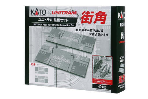 Kato N Gauge Unitram 40-823 Street Corner Expansion Set Railway Model Supplies- Japan Figure Store - #1 Bring To You The Best Japanese Goods