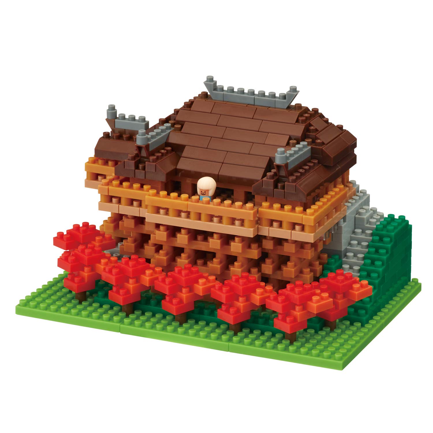 KAWADA Nbh194 Nanoblock Kiyomizudera Temple- Japan Figure Store - #1 Bring To You The Best Japanese Goods
