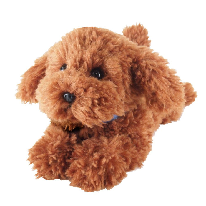 Sun Lemon Plush Doll Lap Dog Plush Hiza Wanko Toy Poodle Brown Tjn- Japan Figure Store - #1 Bring To You The Best Japanese Goods
