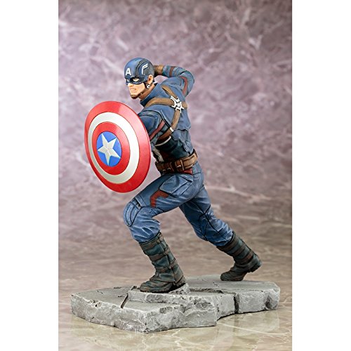 KOTOBUKIYA Mk212 Artfx+ Captain America Civil War 1/10 Scale Figure- Japan Figure Store - #1 Bring To You The Best Japanese Goods