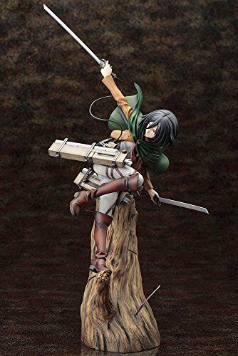 Kotobukiya Artfx J Mikasa Ackerman Renewal Package Ver 1/8 Scale Figure- Japan Figure Store - #1 Bring To You The Best Japanese Goods