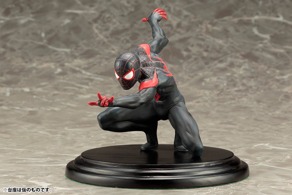 KOTOBUKIYA Artfx+ Spider-Man Miles Morales Marvel Now! 1/10 Easy Assembly Figure Kit- Japan Figure Store - #1 Bring To You The Best Japanese Goods