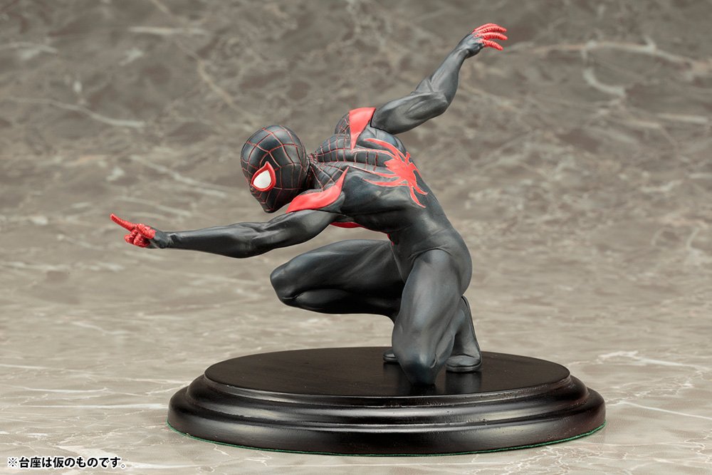 KOTOBUKIYA Artfx+ Spider-Man Miles Morales Marvel Now! 1/10 Easy Assembly Figure Kit- Japan Figure Store - #1 Bring To You The Best Japanese Goods