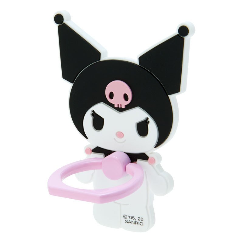 Kuromi Character Type Smartphone Ring Japan Figure 4550337302354 1