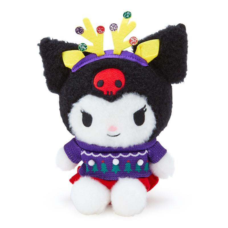 Sanrio Kuromi Plushie (Christmas Sweater Design)- Japan Figure Store - #1 Bring To You The Best Japanese Goods