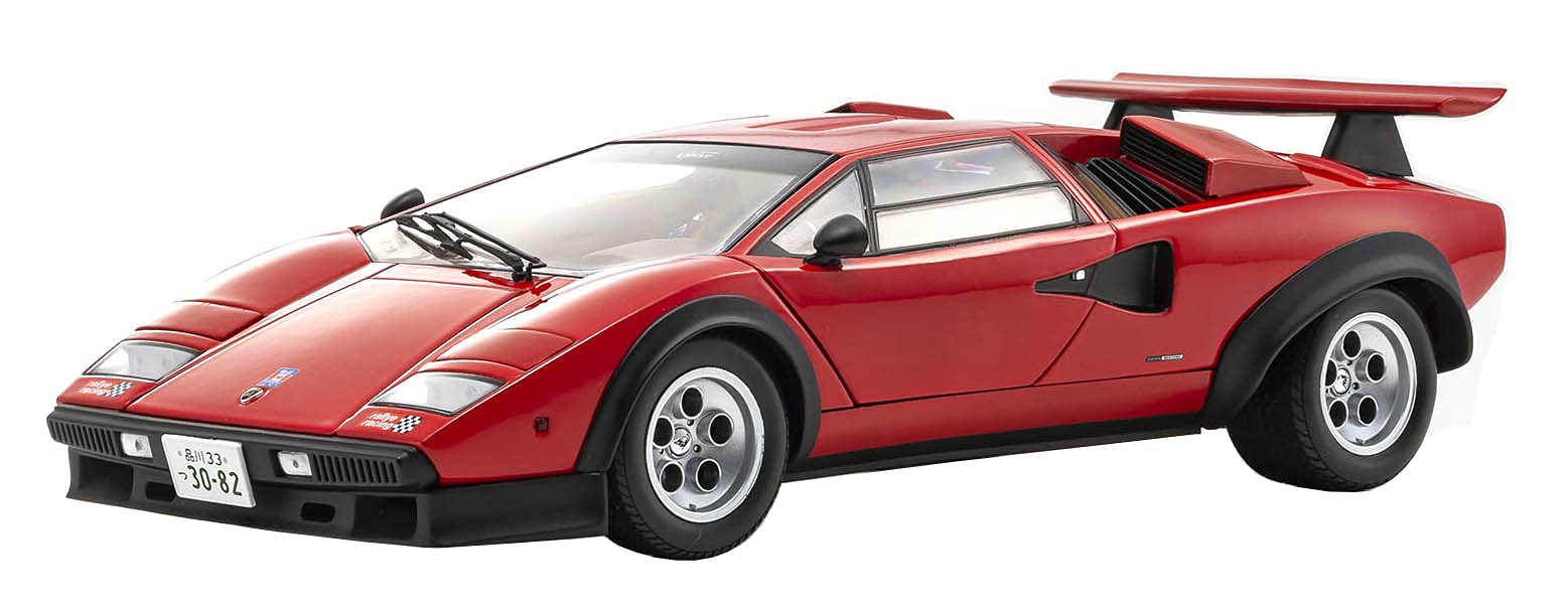 Kyosho 1/18 Lamborghini Countach Walter Wolfe Red- Japan Figure Store - #1 Bring To You The Best Japanese Goods