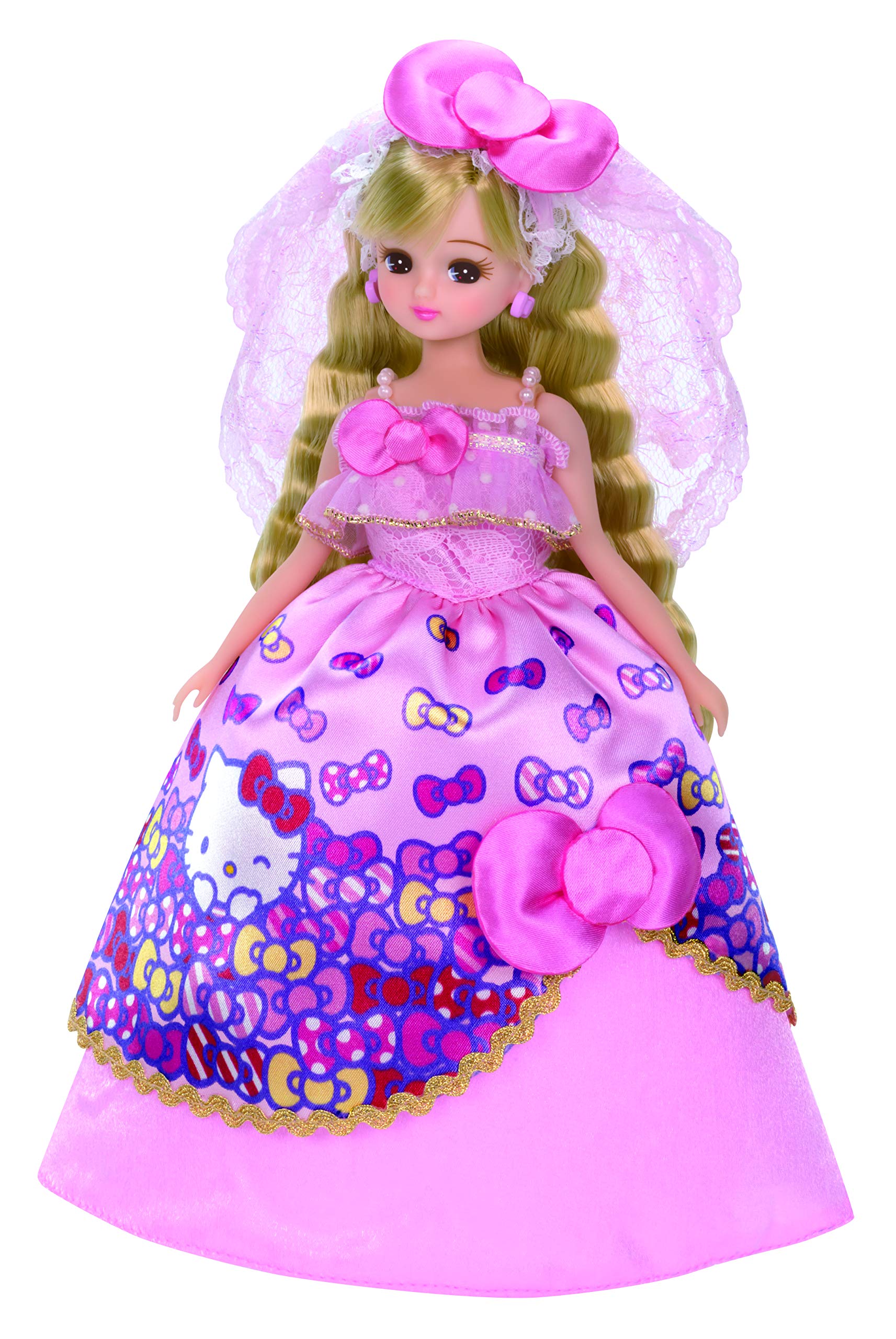 TAKARA TOMY Licca Doll Hello Kitty I Love You Wedding Dress Licca-Chan- Japan Figure Store - #1 Bring To You The Best Japanese Goods