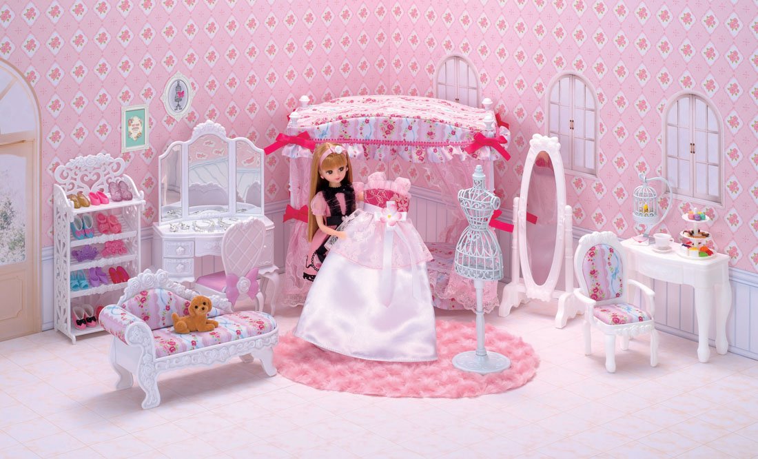 TAKARA TOMY Licca Doll Princess Chair & Table Doll Not Included 852858- Japan Figure Store - #1 Bring To You The Best Japanese Goods