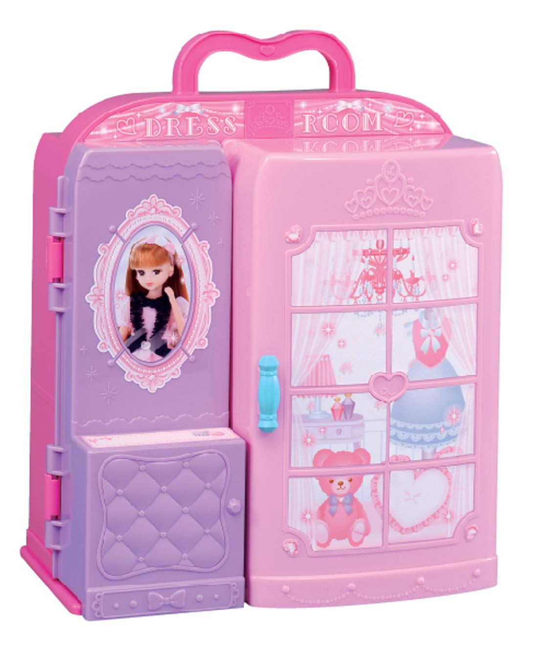 TAKARA TOMY Licca Doll Licca Chan Dress Room Doll Not Included 835677- Japan Figure Store - #1 Bring To You The Best Japanese Goods