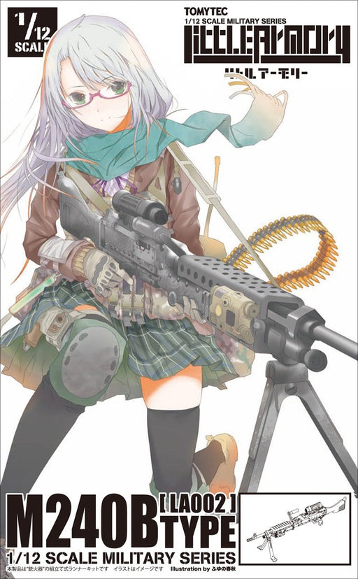 TOMYTEC La002 Military Series Little Armory M240B Type 1/12 Scale Plastic Model Kit- Japan Figure Store - #1 Bring To You The Best Japanese Goods