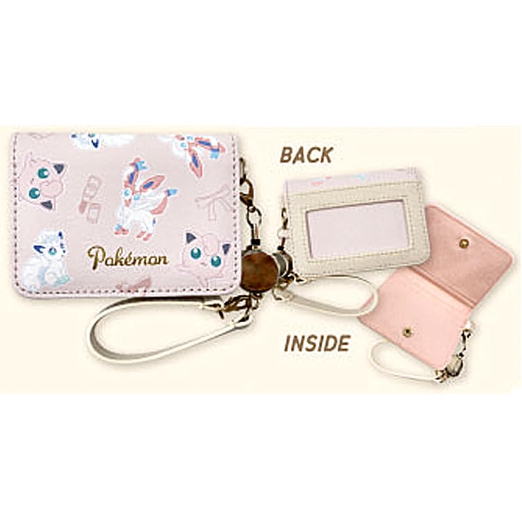 Marimocraft Pokemon Pvc Series Open Pass Case Pink Japan W10.8Xh7Xd1Cm Pkm-762- Japan Figure Store - #1 Bring To You The Best Japanese Goods