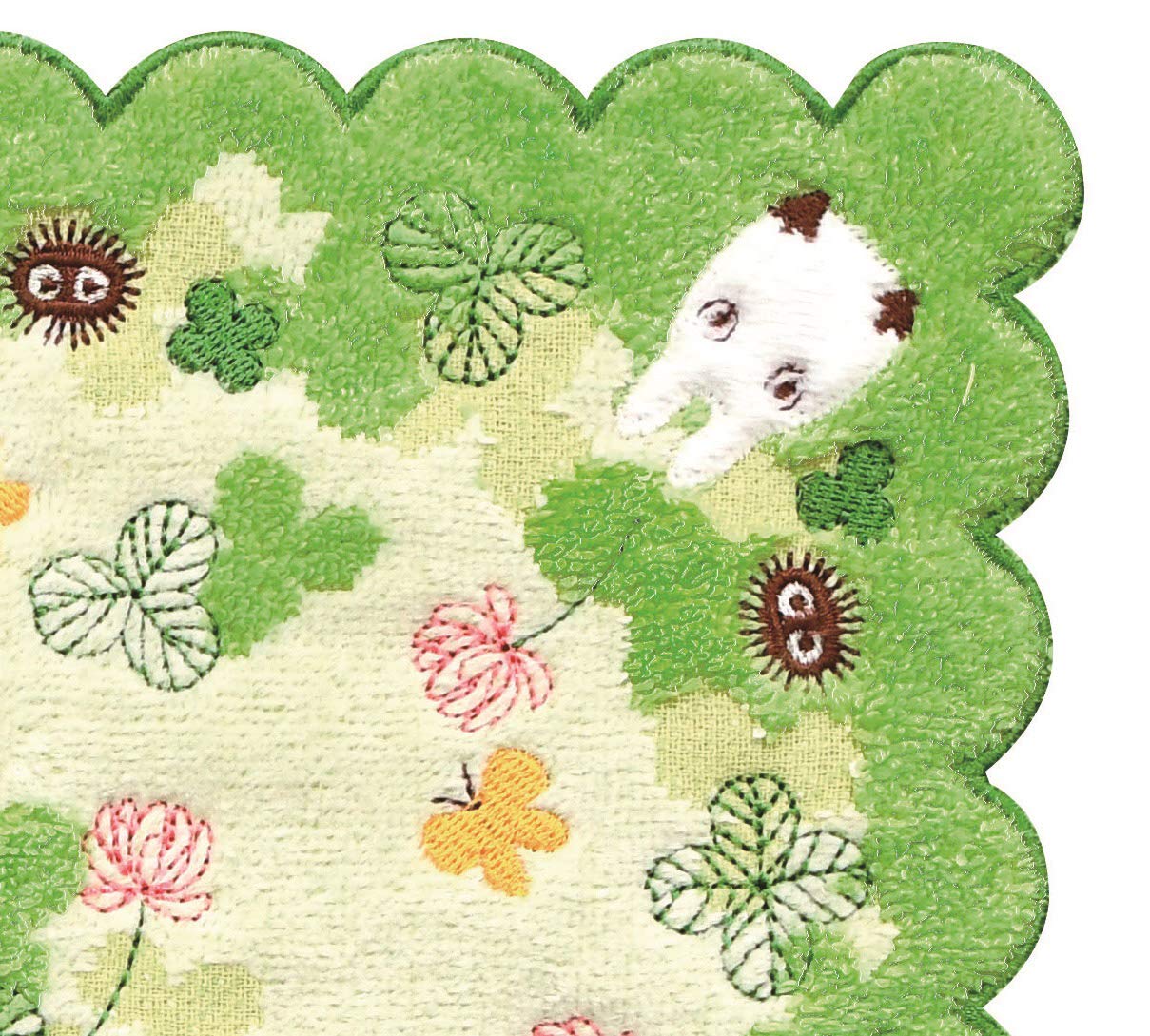 MARUSHIN Studio Ghibli Hand Towel My Neighbor Totoro 'Four Leaf Clover'- Japan Figure Store - #1 Bring To You The Best Japanese Goods